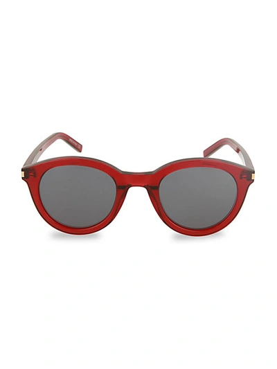 Shop Saint Laurent 48mm Pantos Core Sunglasses