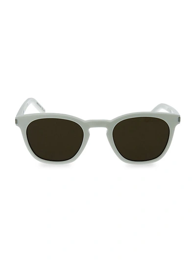 Shop Saint Laurent 49mm Pantos Square Core Sunglasses