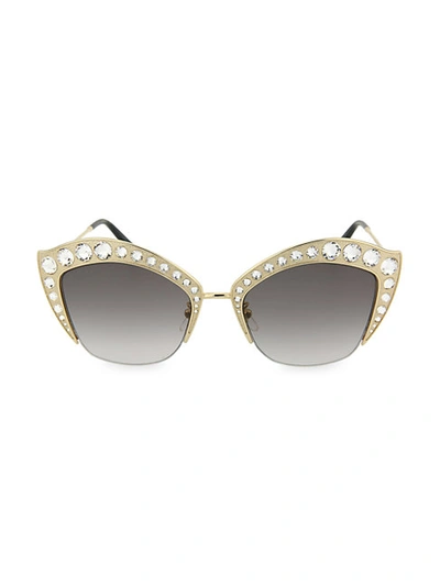 Shop Gucci 53mm Cat Eye Sunglasses