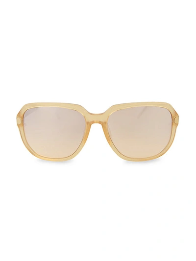 Shop Linda Farrow 61mm Square Sunglasses