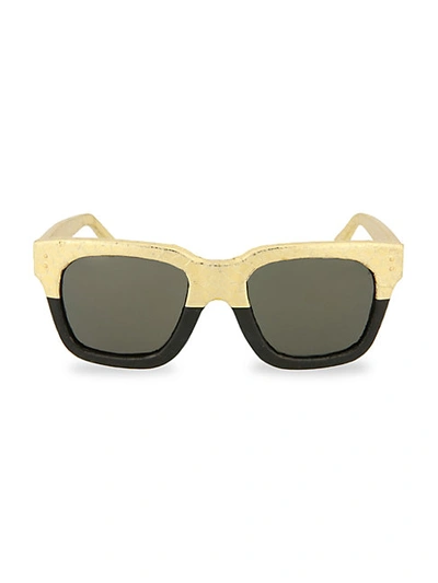 Shop Linda Farrow Novelty 52mm Square Sunglasses