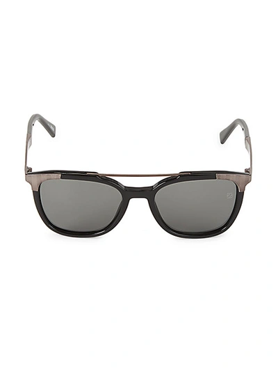 Shop Ermenegildo Zegna 54mm Square Sunglasses