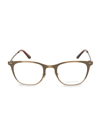 Shop Bottega Veneta 49mm Square Optical Glasses