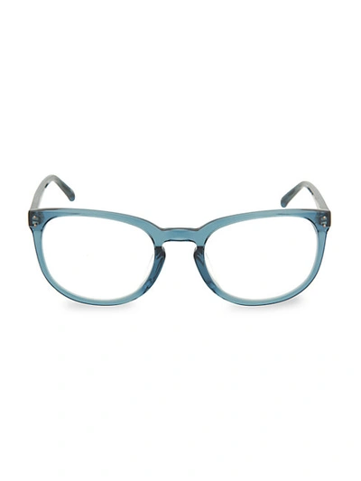 Shop Linda Farrow 53mm Rectangular Optical Glasses