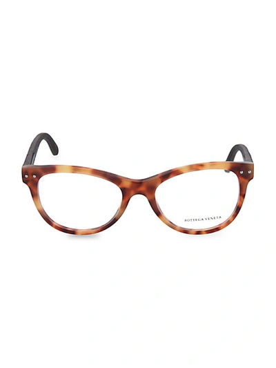 Shop Bottega Veneta Core 50mm Round Optical Glasses