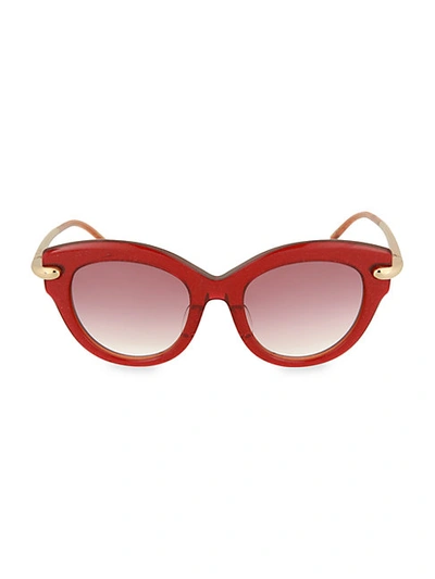 Shop Pomellato Novelty 51mm Cat Eye Sunglasses