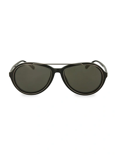Shop Linda Farrow Novelty 59mm Aviator Sunglasses