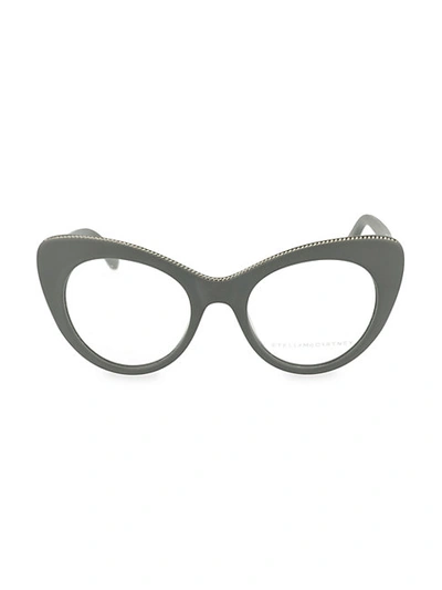 Shop Stella Mccartney 49mm Cat Eye Optical Glasses