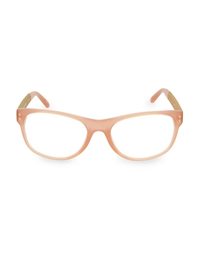 Shop Linda Farrow 55mm Square Novelty Optical Glasses
