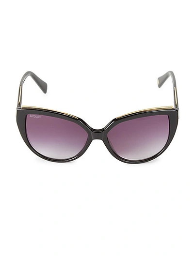 Shop Balmain 57mm Logo Butterfly Sunglasses