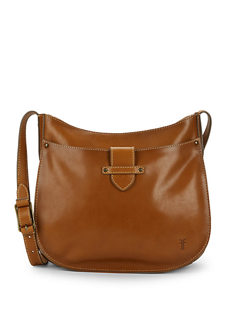 frye olivia large leather crossbody bag