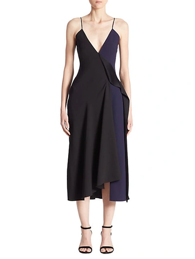 Shop Victoria Beckham Asymmetric Cami Midi Dress