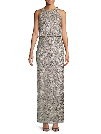 Shop Adrianna Papell Embellished Blouson Gown