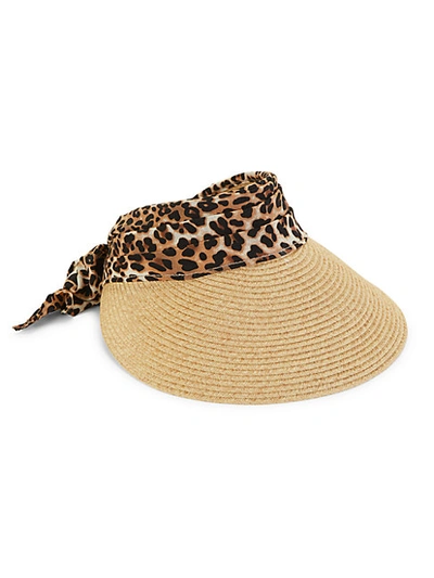 Shop August Hat Company Leopard-print Visor