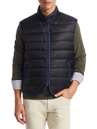 Shop Saks Fifth Avenue Collection Quilted Zippered Vest
