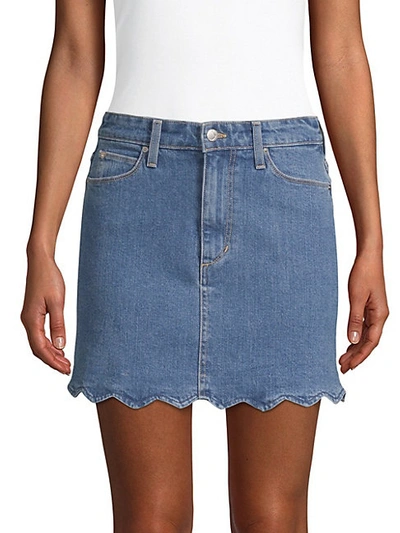 Shop Joe's Jeans Bella High-rise Denim Mini Skirt