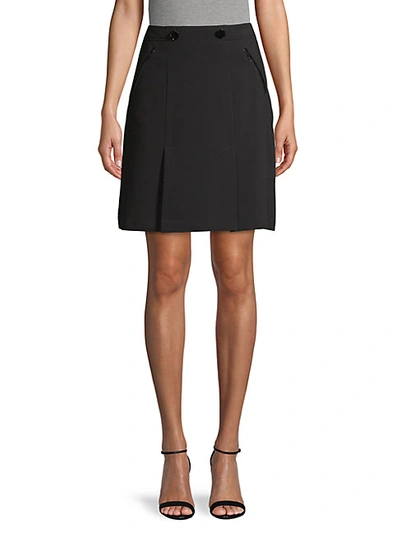 Shop Karl Lagerfeld Button Waist Skirt