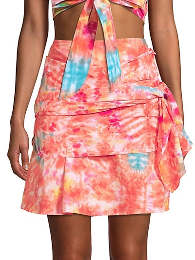 Shop All Things Mochi Mabel Tie-dye Wrap Skirt