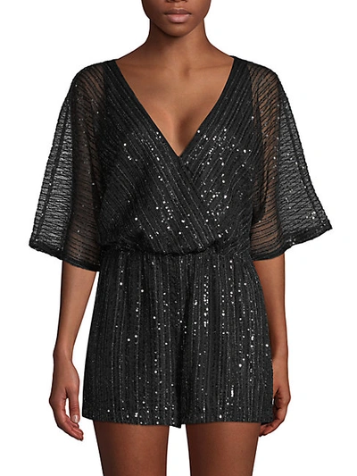 Shop Bb Dakota Sequin-embellished Romper