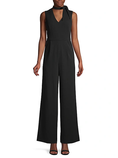 Shop Calvin Klein Cutout Wide-leg Jumpsuit