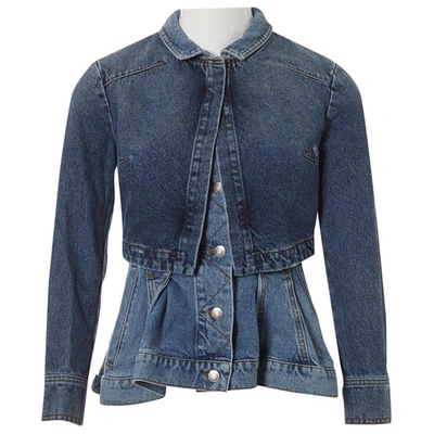 Pre-owned Alexander Mcqueen Blue Denim - Jeans Jacket