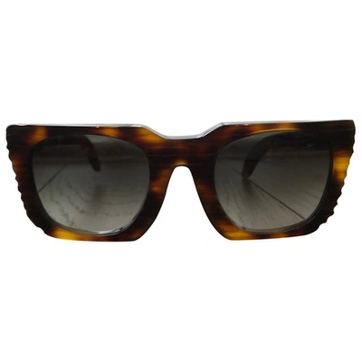 Pre-owned Kuboraum Brown Sunglasses