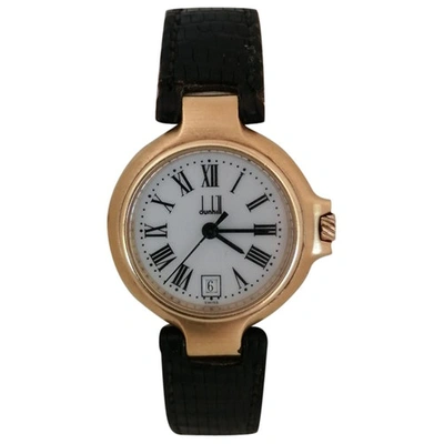 Pre-owned Alfred Dunhill Gold Gold Plated Watch