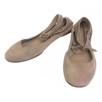 Pre-owned Chloé Ballet Flats In Pink