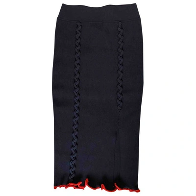Pre-owned Opening Ceremony Mid-length Skirt In Navy
