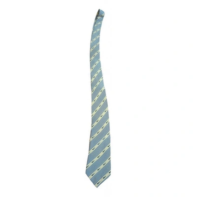 Pre-owned Stefano Ricci Silk Tie In Blue