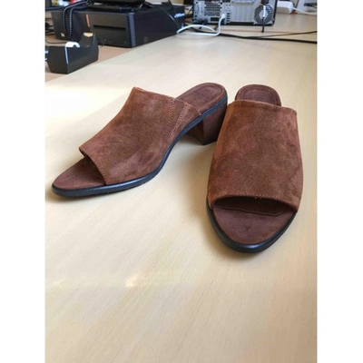 Pre-owned Royal Republiq Brown Suede Sandals