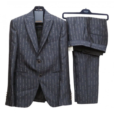 Louis Vuitton Mens Suits 2023-24FW, Navy, Inventory Check Required 58
