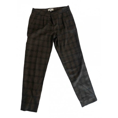 Pre-owned Mkt Studio Trousers In Grey