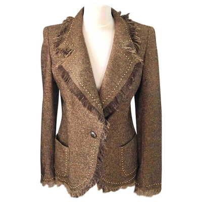 Pre-owned Emanuel Ungaro Wool Blazer In Brown