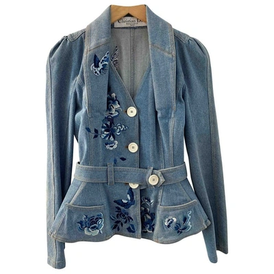 Pre-owned Dior Short Vest In Blue