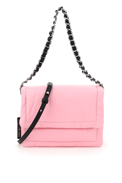 Shop Marc Jacobs The Pillow Shoulder Bag In Pink,black