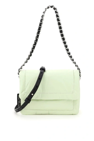Shop Marc Jacobs The Pillow Mini Shoulder Bag In Green,black