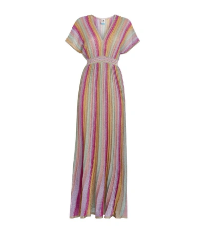 Shop Missoni Rainbow Stripe Maxi Dress
