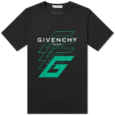 Shop Givenchy Global Spirit Tee In Black