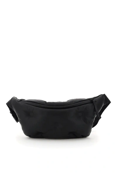 Shop Maison Margiela Glam Slam Leather Beltpack In Black