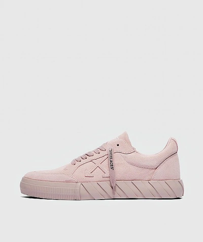Shop Off-white Low Vulcanized Leather Sneaker In Pink
