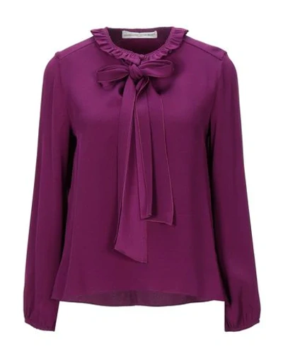 Shop Golden Goose Blouses In Mauve