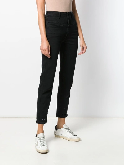 Shop Closed Pedal Pusher Jeans In Black