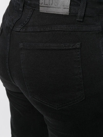 Shop Closed Pedal Pusher Jeans In Black