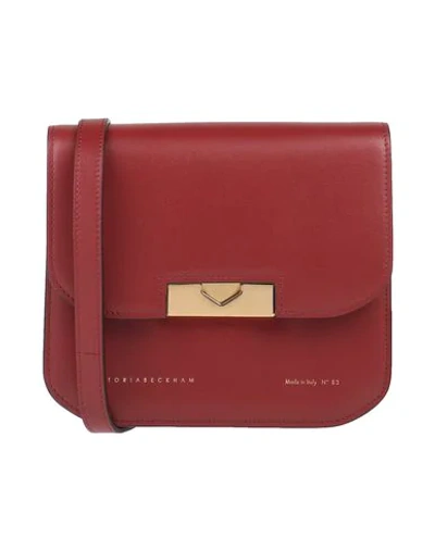 Shop Victoria Beckham Handbags In Brick Red