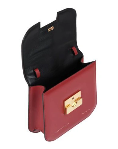 Shop Victoria Beckham Handbags In Brick Red