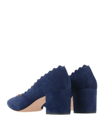 Shop Chloé Pumps In Dark Blue