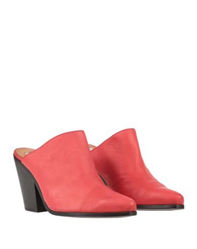 Shop Golden Goose Mules In Red