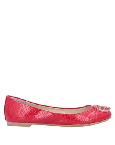 Shop Guess Ballet Flats In Red