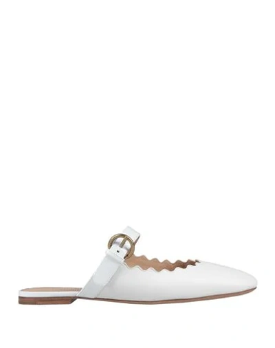 Shop Chloé Mules And Clogs In White